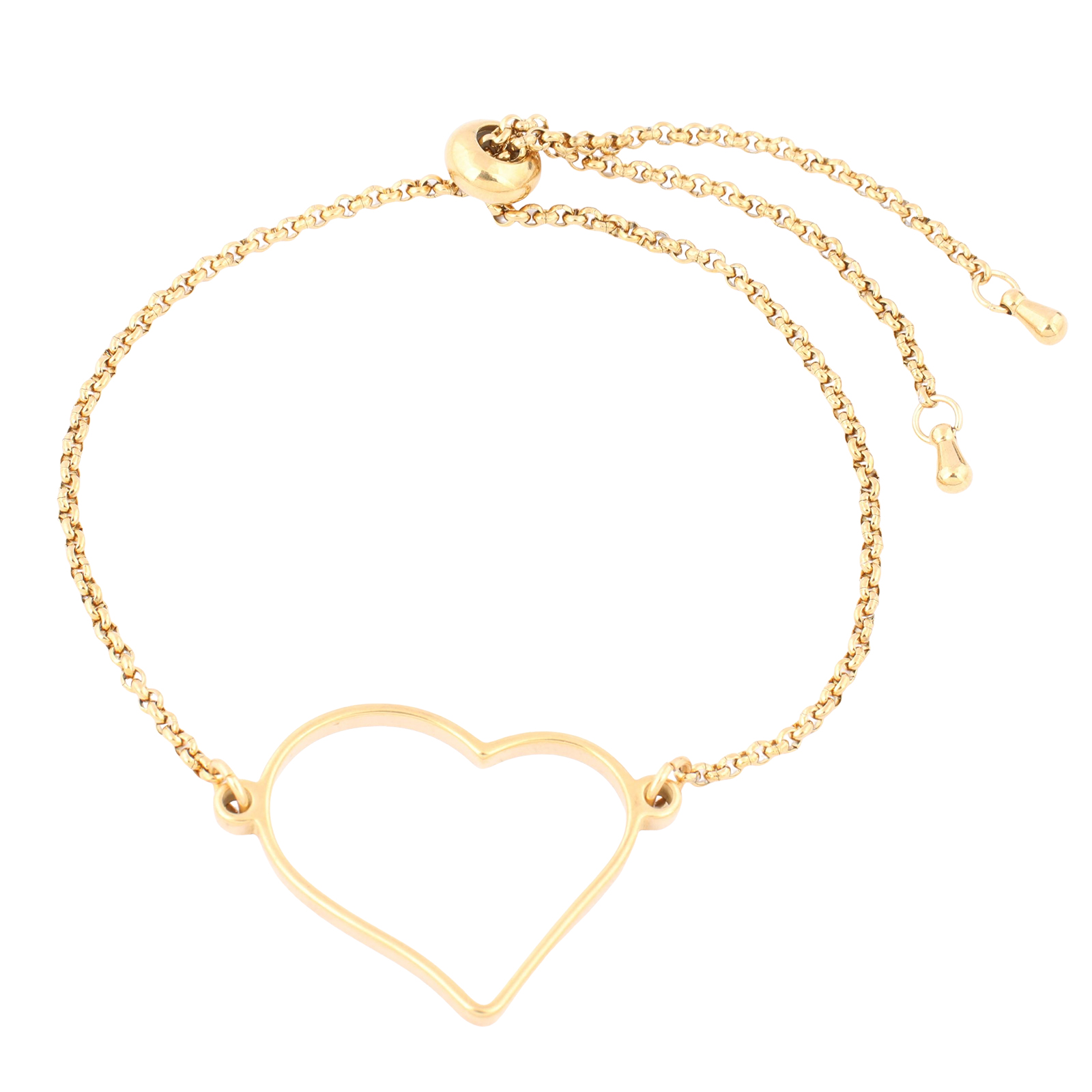Resin Craft Projects - 3pcs Stainless Steel Gold Plated Heart