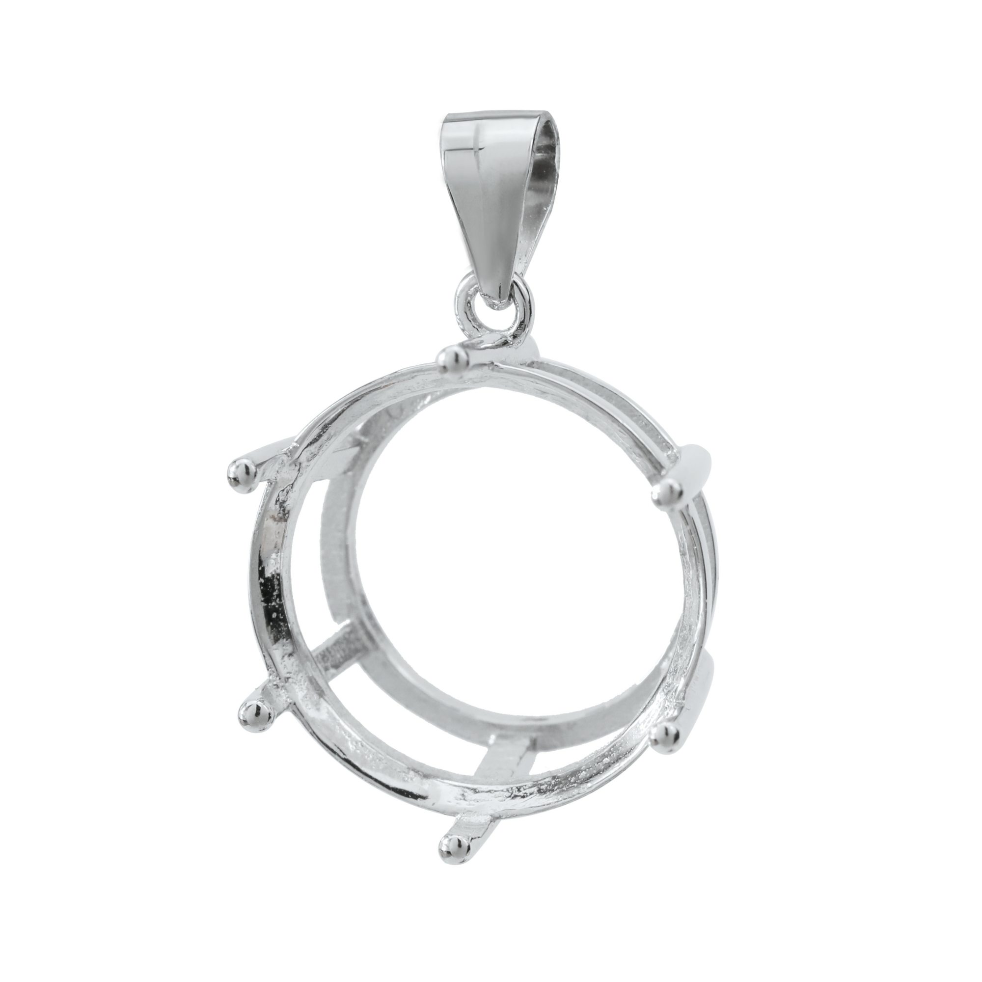 3-20MM Round 6 Prongs Pendant  - Bezels Set Pendant review and price