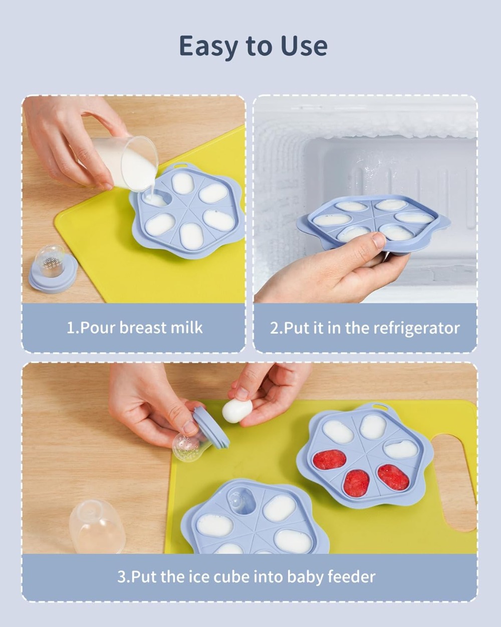 Silicone Baby Fruit Food Feede - Silicone Mold Tray review and price