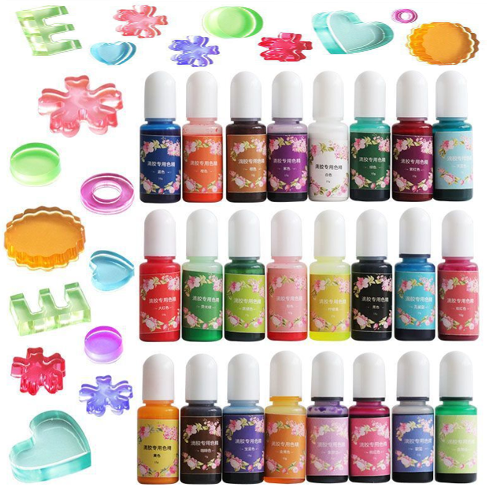 26 Colors 10ml Epoxy Resin Pig - Resin Pigment Set review and price