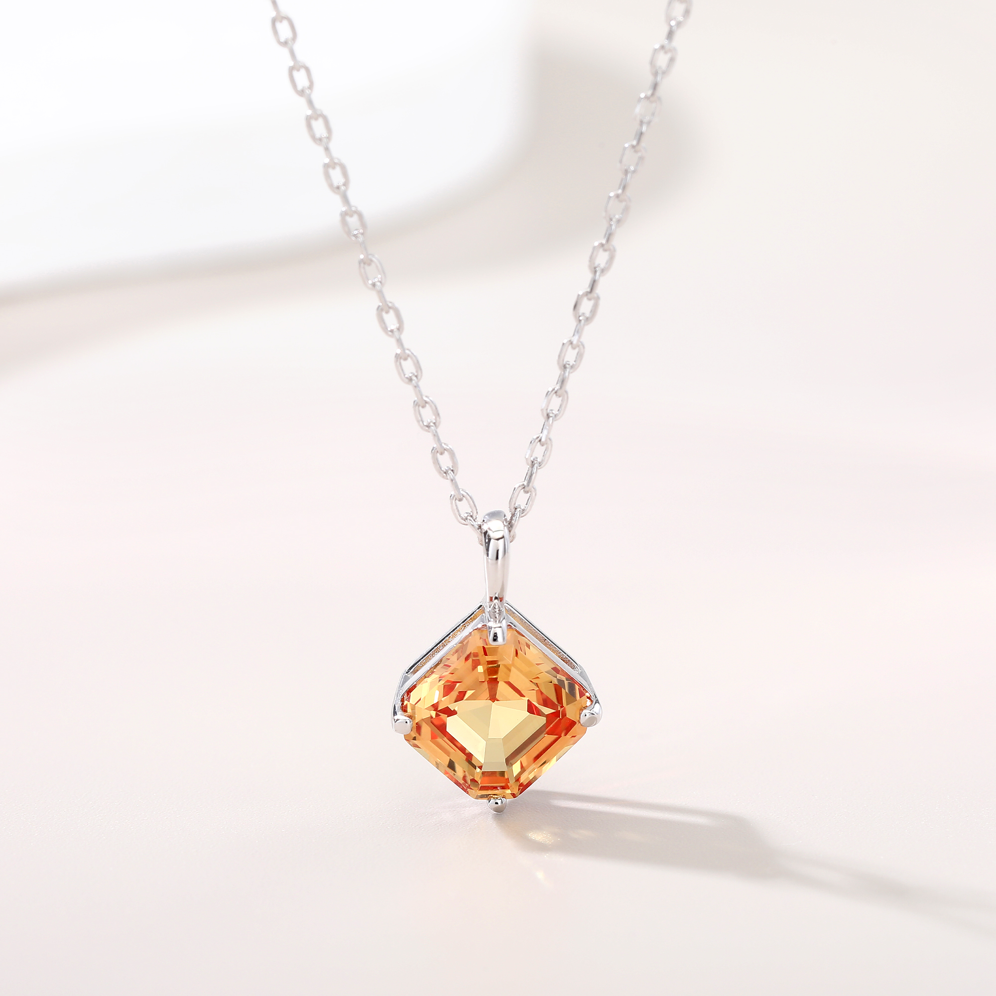 Bezel-Set Diamond-Shaped Small - Bezels Set Pendant review and price
