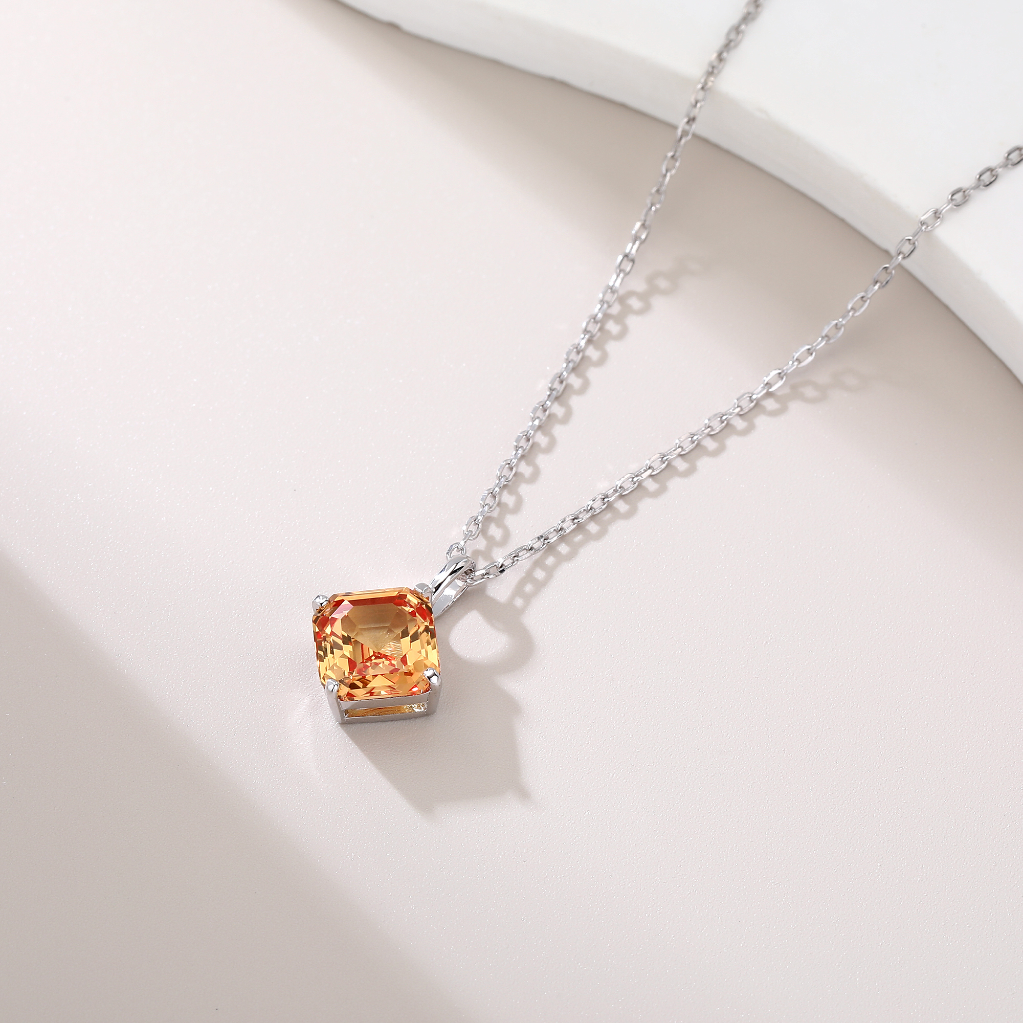 Bezel-Set Diamond-Shaped Small - Bezels Set Pendant review and price