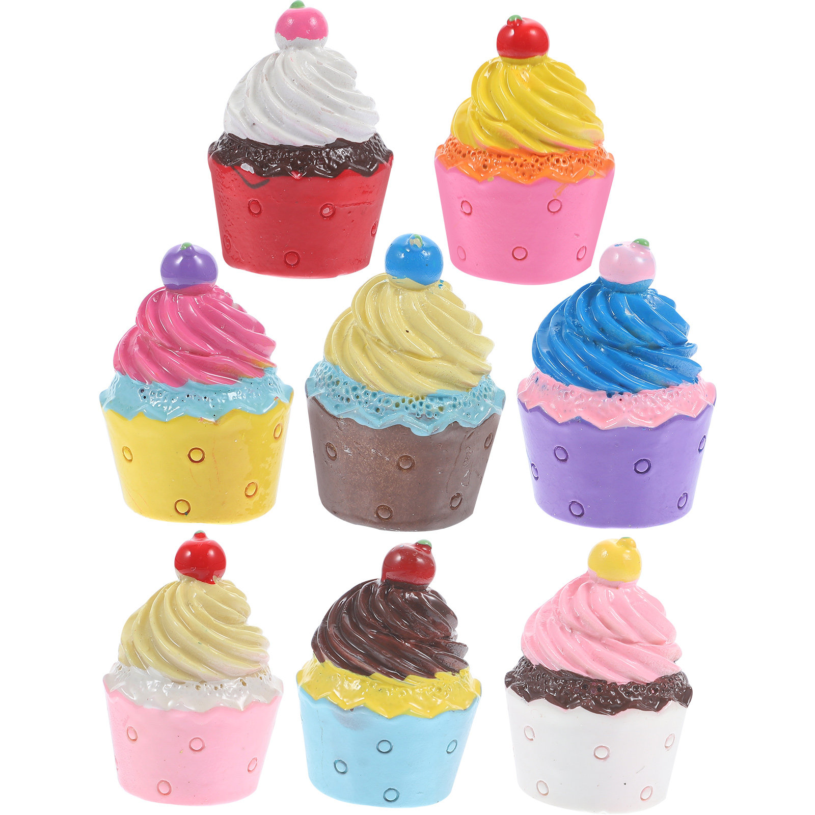 8Pcs Resin Simulated Cupcake D - Resin Crafts review and price