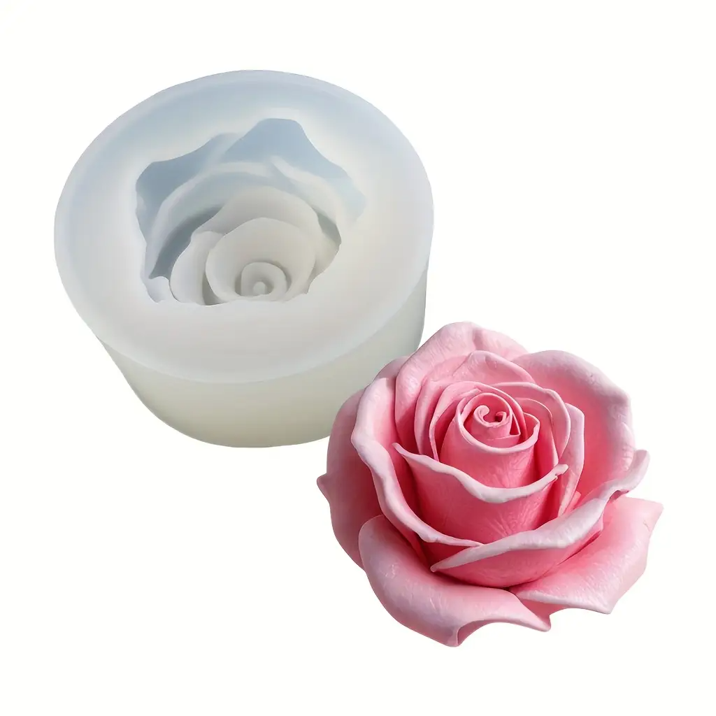 1 Rose Silicone Candle Mold -  - Flower Preservation Resin review and price