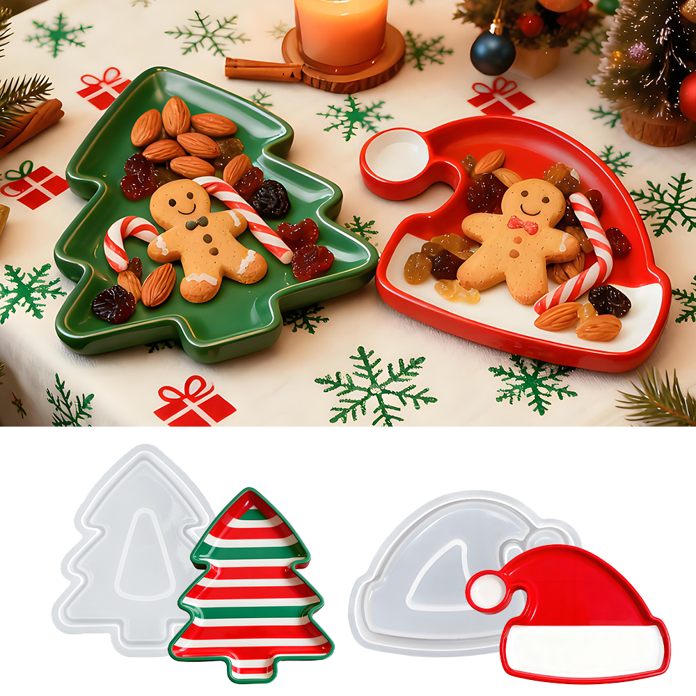 S0246 Christmas Tree Santa Hat - Serving Tray Mold review and price