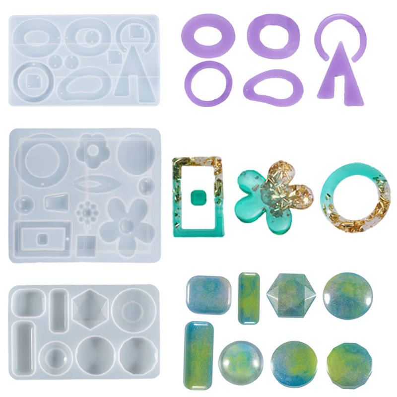 Irregular Geometric Love Heart - Flower Preservation Resin review and price