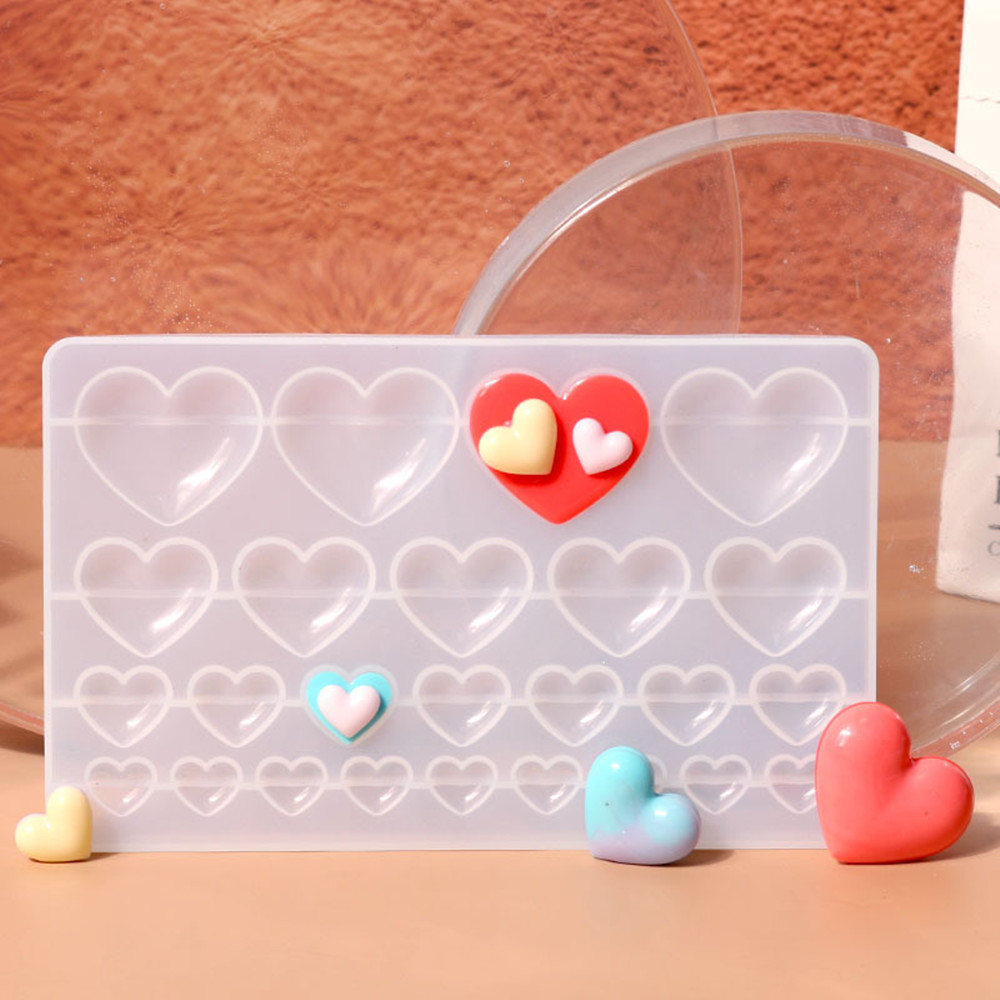 Love Heart Silicone Mold Jewel - Resin Craft Ideas review and price