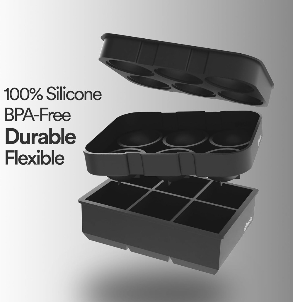 Silicone Ice Cube Trays – Larg - Silicone Mold Tray review and price