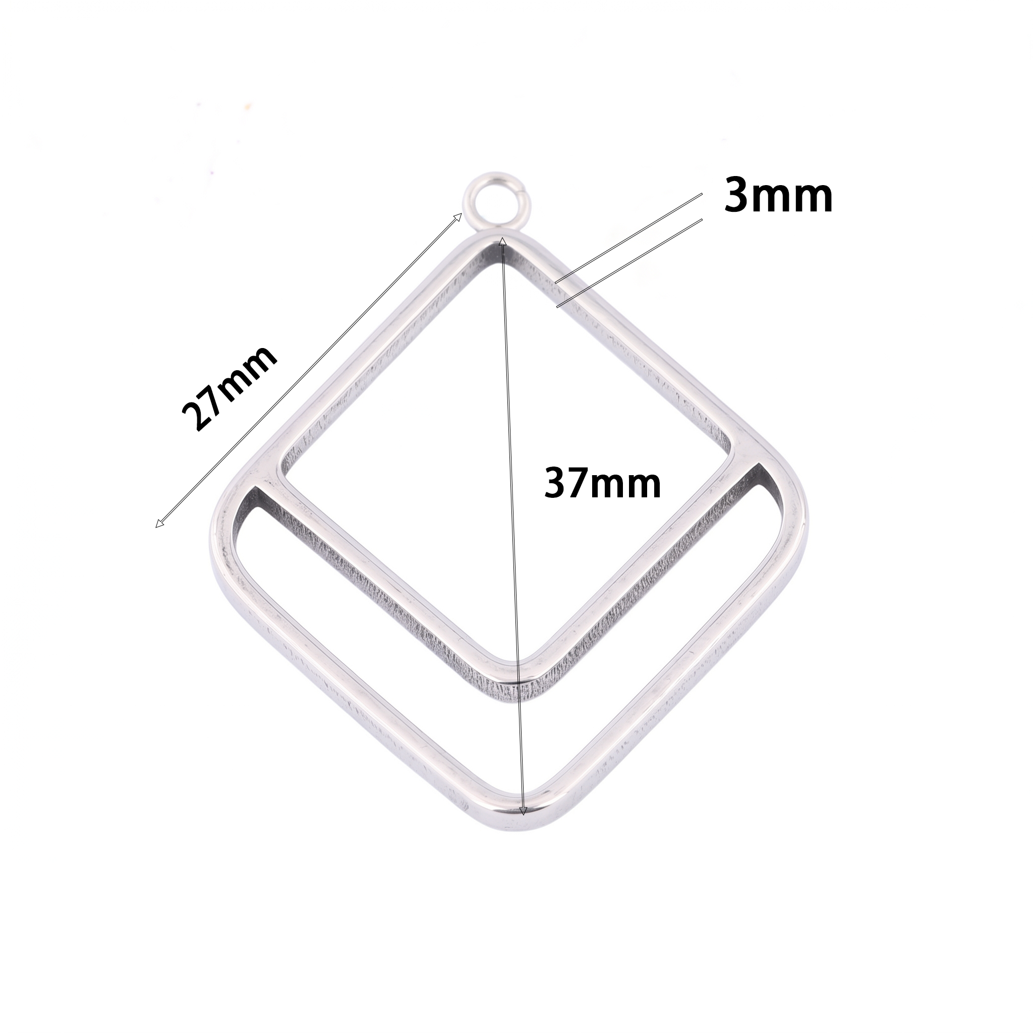 10pcs Square Triangle 3mm Thic - Resin Craft Projects review and price