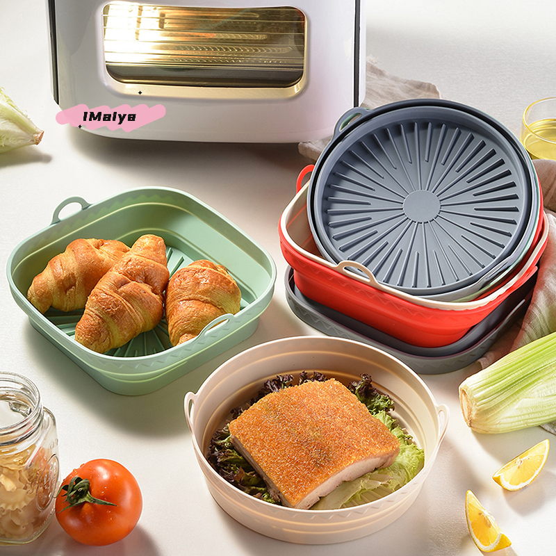 Square Foldable Air Fryer Sili - Silicone Mold Tray review and price