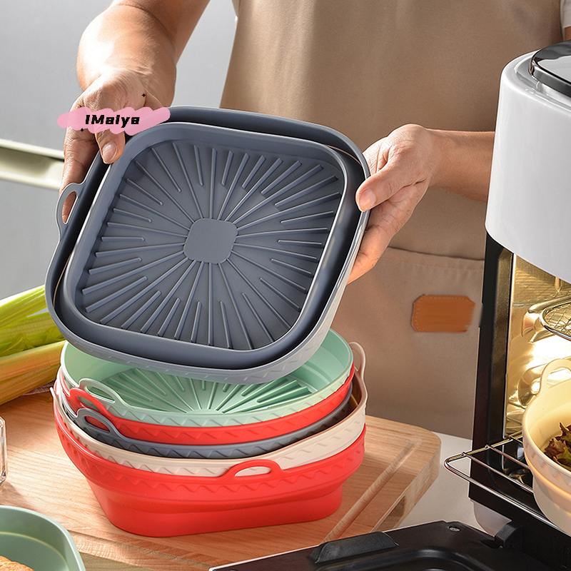 Square Foldable Air Fryer Sili - Silicone Mold Tray review and price