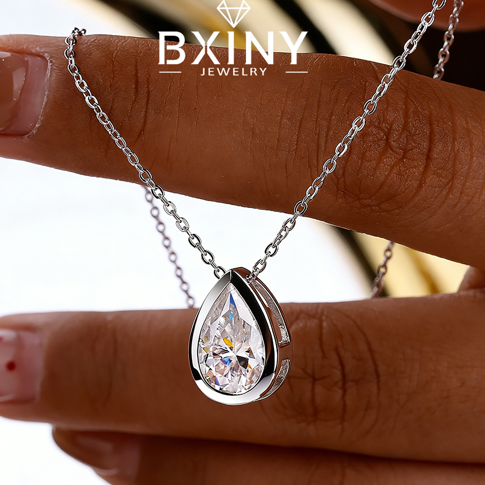 BXINY 4Carat Bezel Set WaterDr - Bezels Set Pendant review and price
