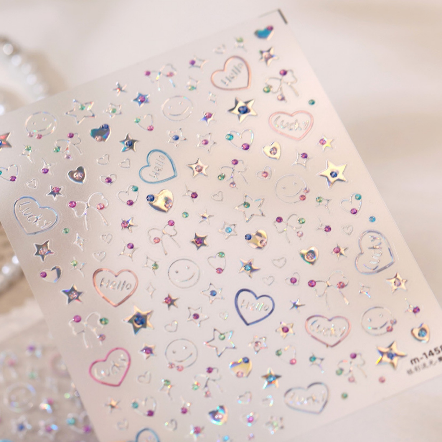 Holographic Dopamine Nail Deca - Gold Foil Flakes review and price