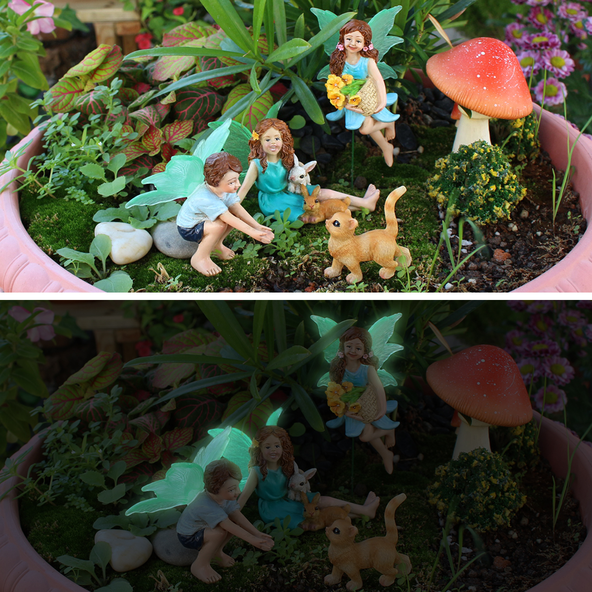 4pc Flower Fairy and Animal Pa - Resin Craft Material review and price