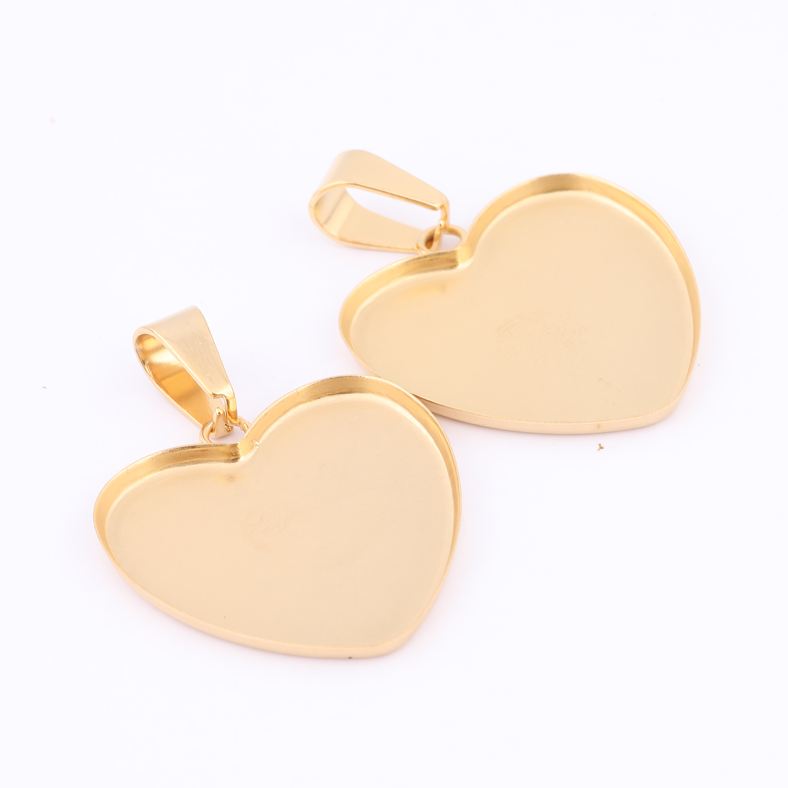 10pcs Stainless Steel Gold Pla - Bezels Set Pendant review and price