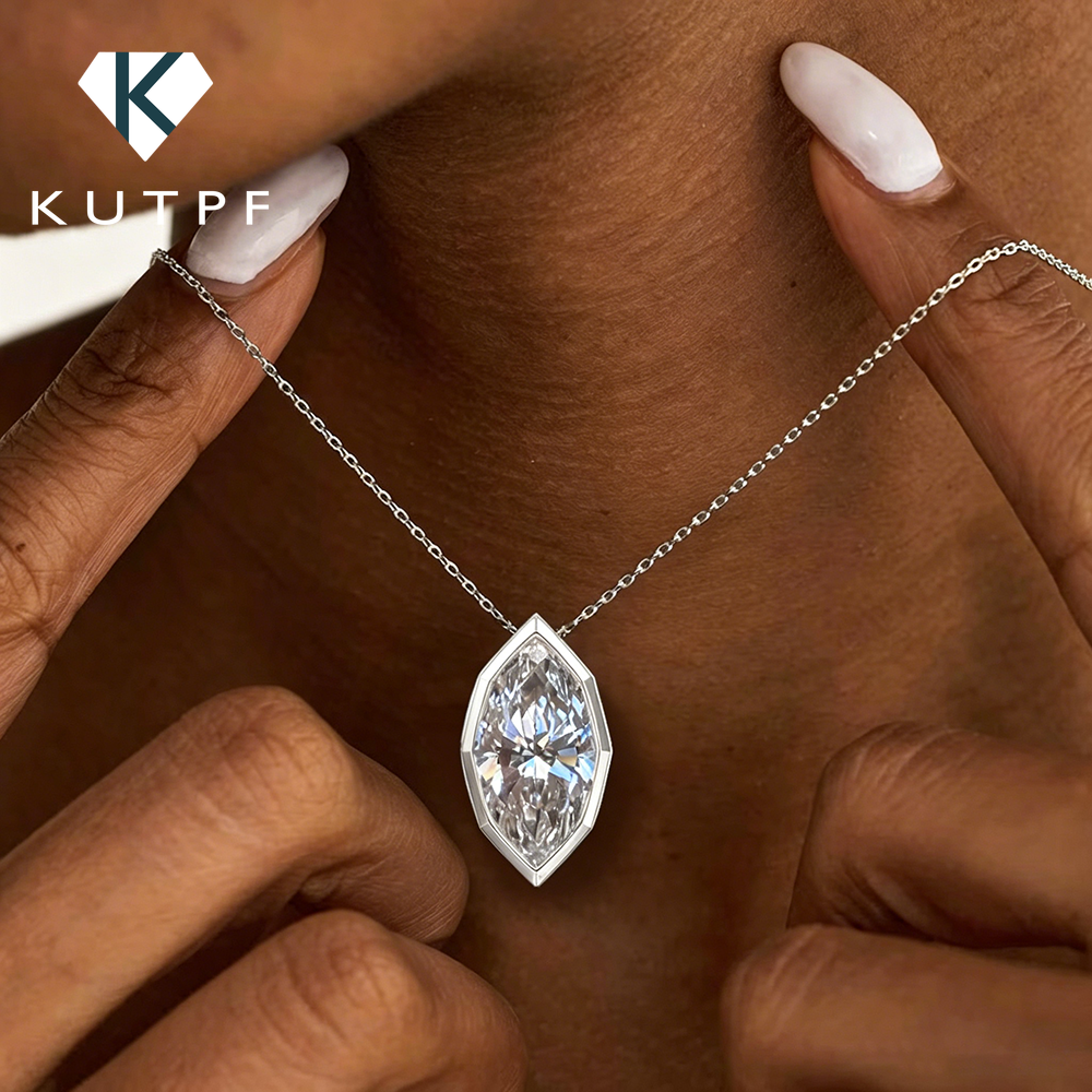 3Carat Bezel Set Marquise Cut  - Bezels Set Pendant review and price