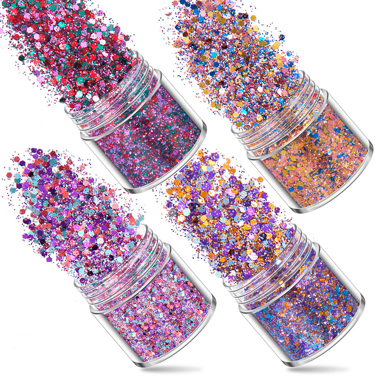 SNASAN 4Pcs Color Superfine Gl - Resin Jewelry Kit review and price