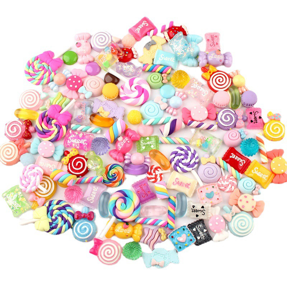 30pcs Random Candy Slime Charm - Resin Craft Material review and price