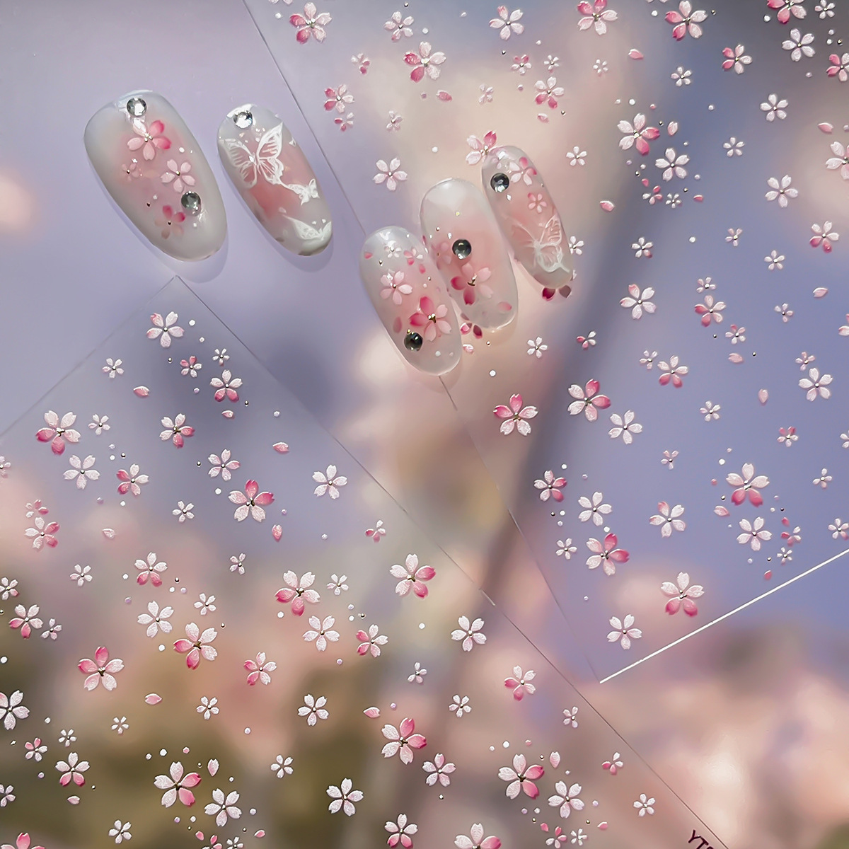 1pc Tulip Nail Stickers Exquis - Gold Foil Flakes review and price