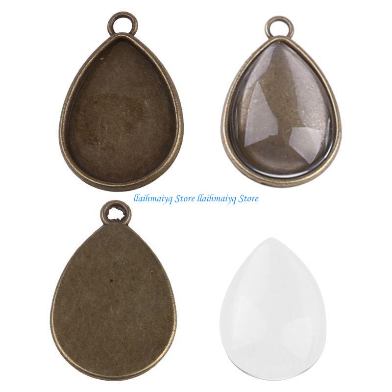 573B 60Pcs Round Pendant Blank - Bezels Set Pendant review and price