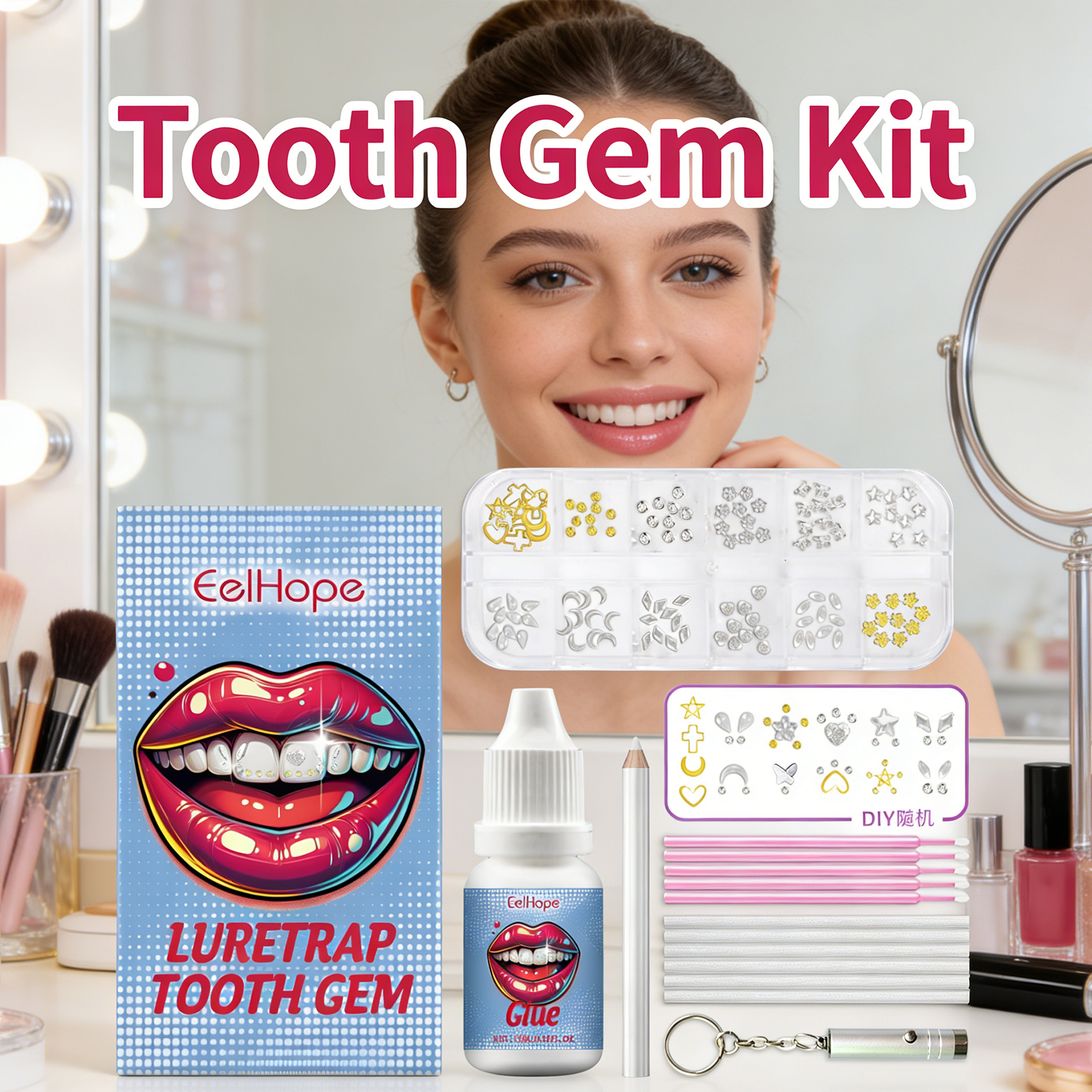 Tooth Gems Sparkling Teeth Jew - Resin Jewelry Kit review and price