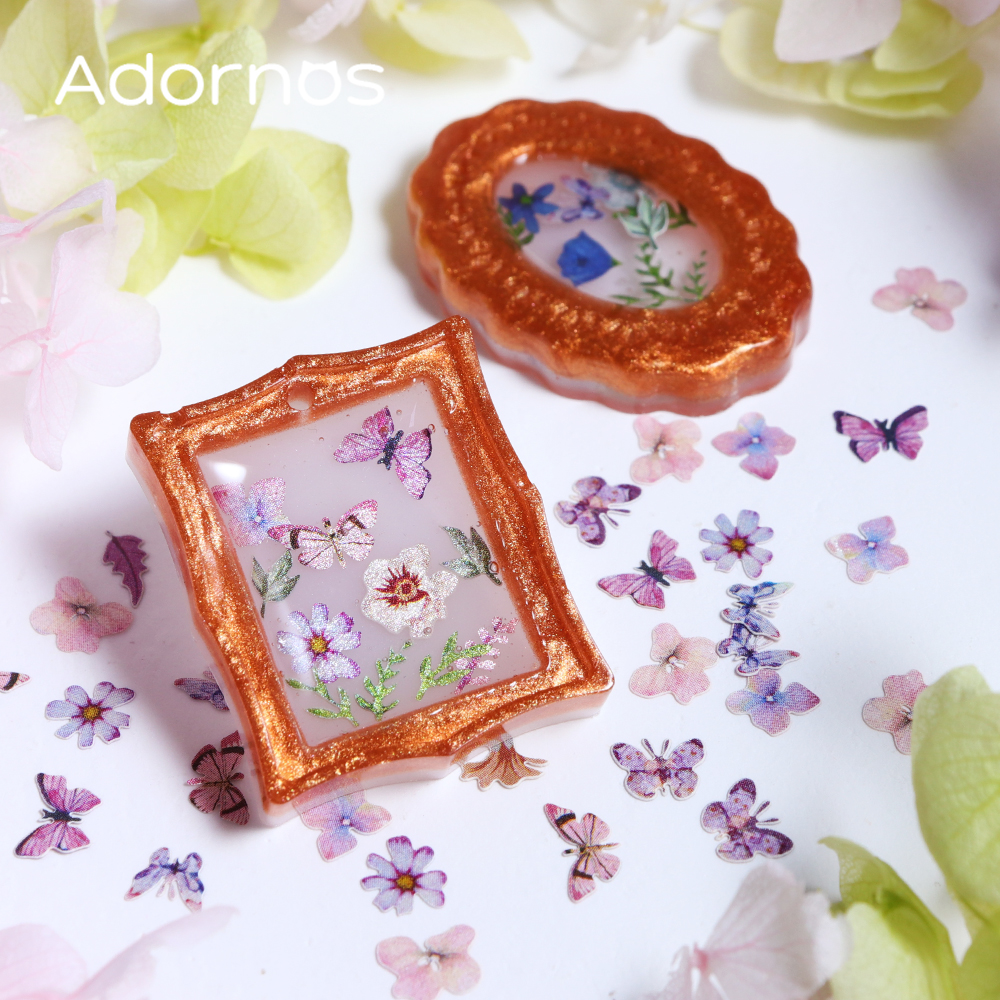 180pcs/box Wood Pulp Flowers C - Resin Craft Ideas review and price