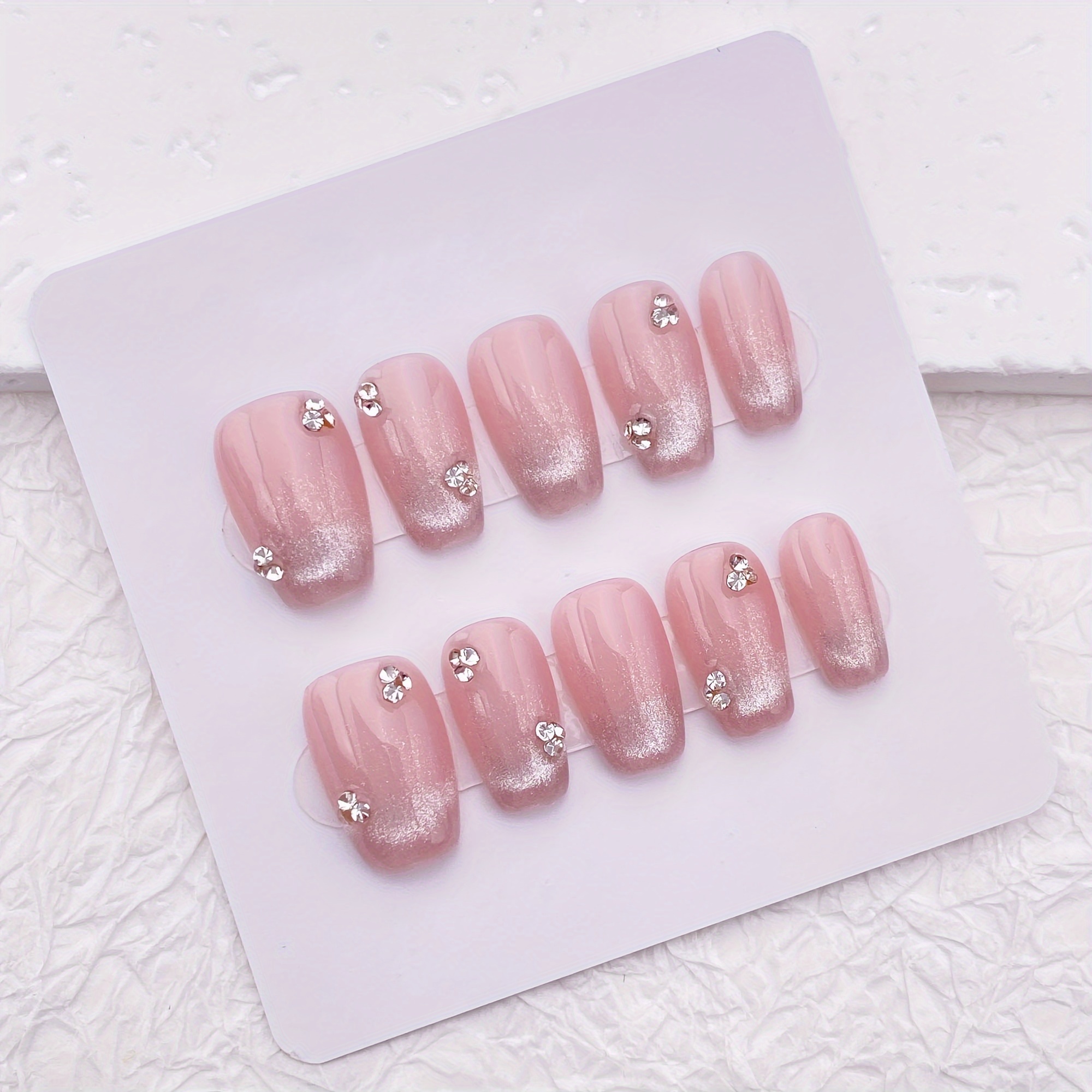 10pcs Handmade Press On Nails, - Resin Craft Material review and price