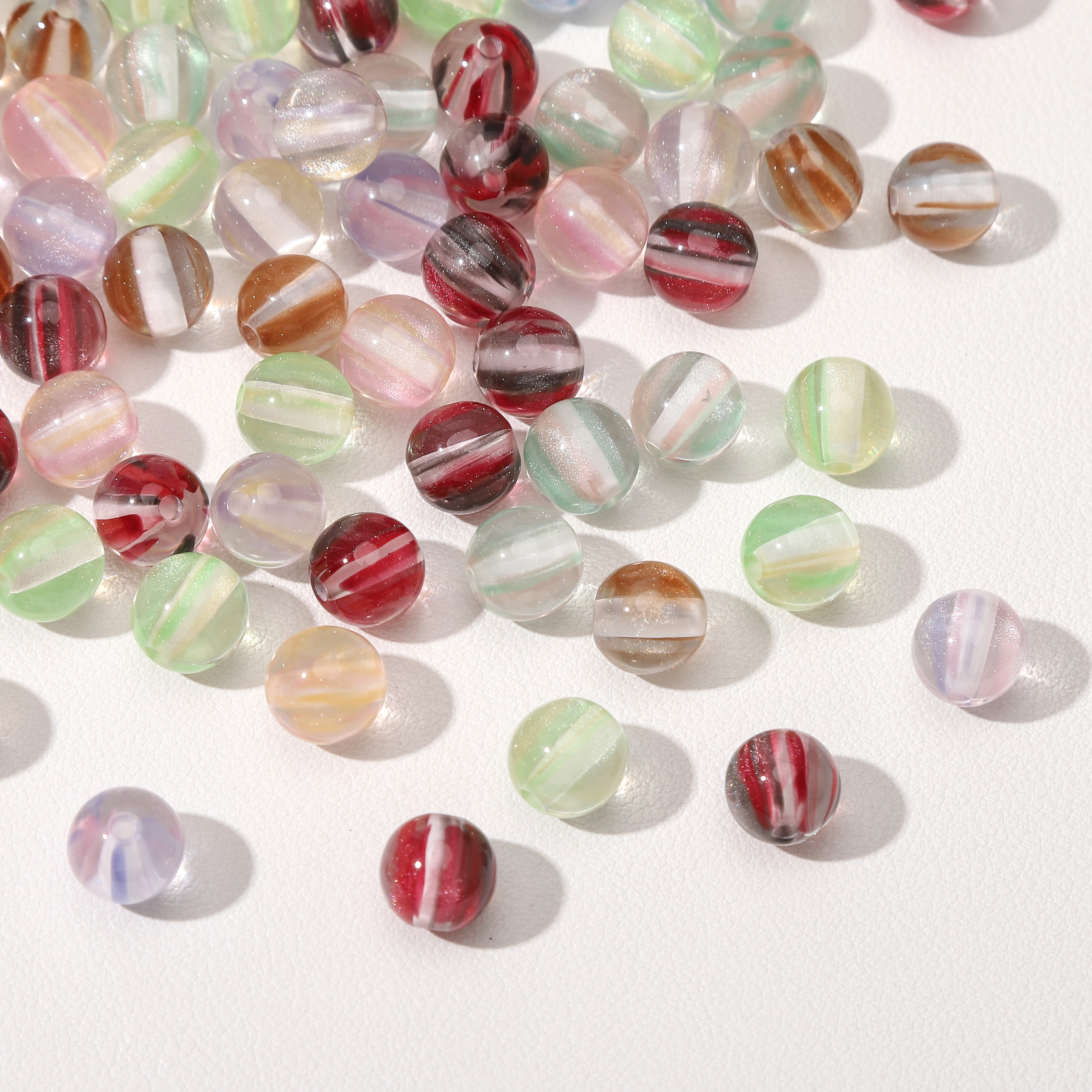 8mm 100Pcs Colorful Round Resi - Resin Craft Material review and price