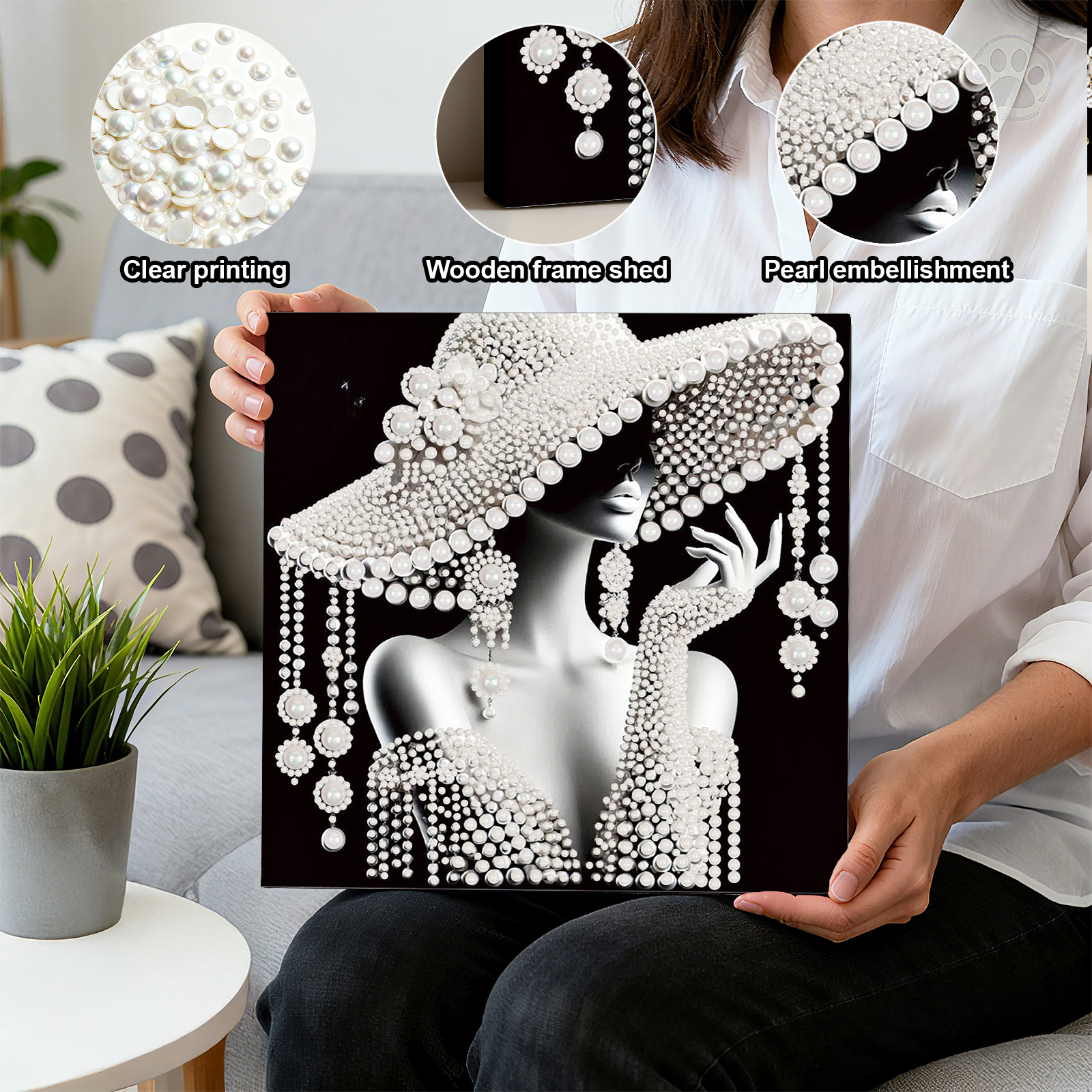 DIY Ladies Pearl Diamond Paint - Resin Craft For Beginners review and price