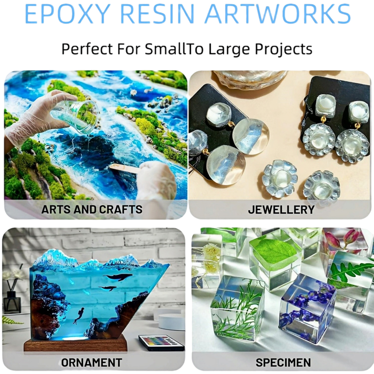16.9oz Clear Epoxy Resin Kit C - Resin Jewelry Kit review and price
