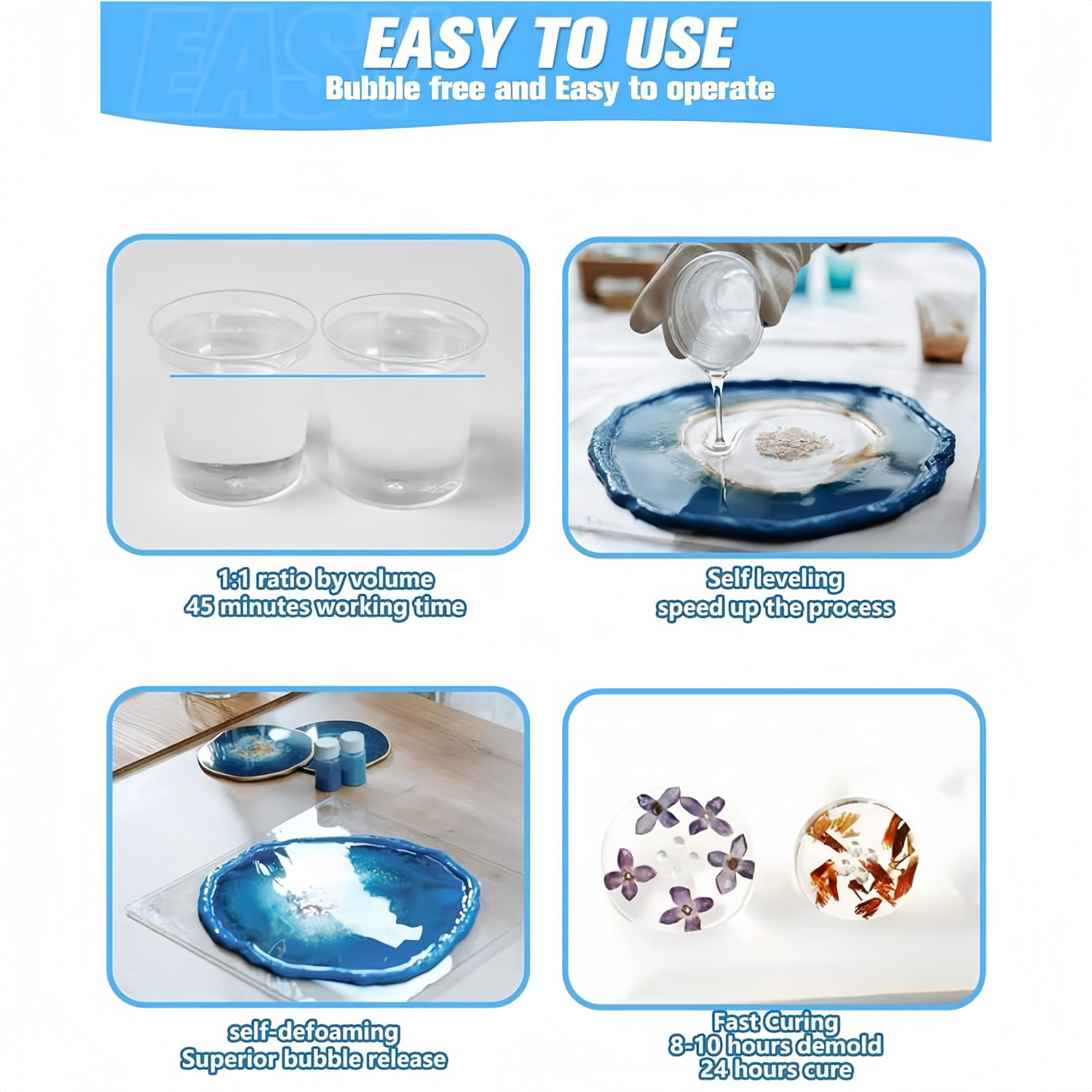 16.9oz Clear Epoxy Resin Kit C - Resin Jewelry Kit review and price