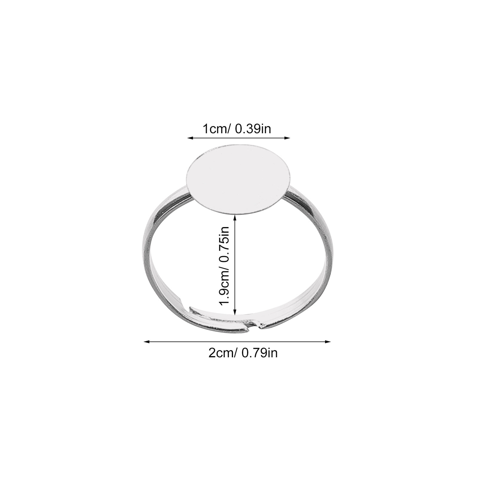 20Pcs Adjustable Blank Ring Fi - Resin Crafts review and price