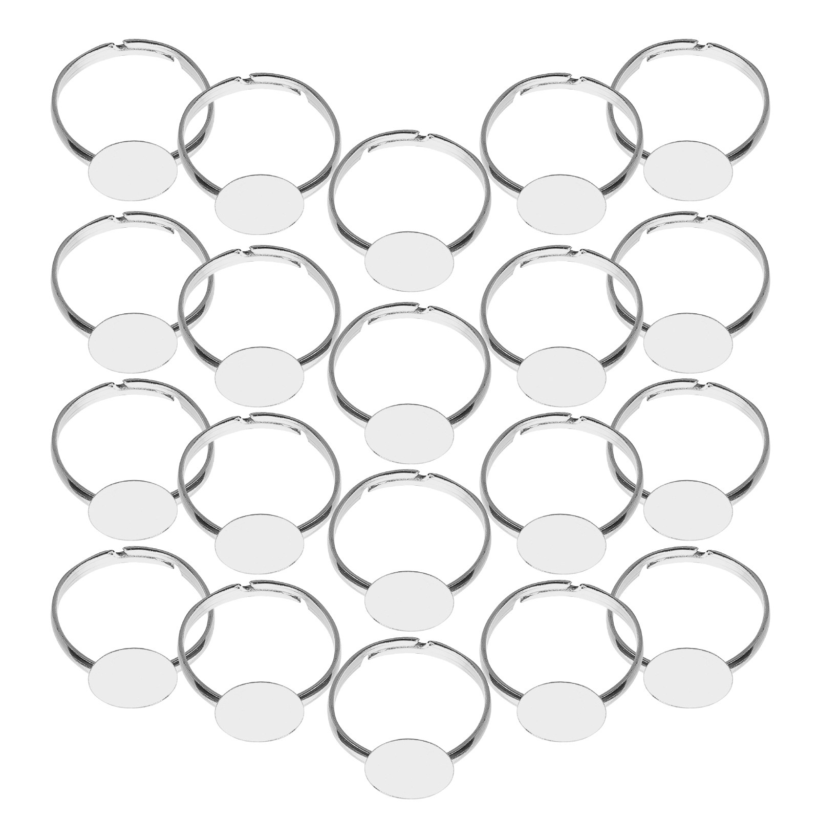 20Pcs Adjustable Blank Ring Fi - Resin Crafts review and price
