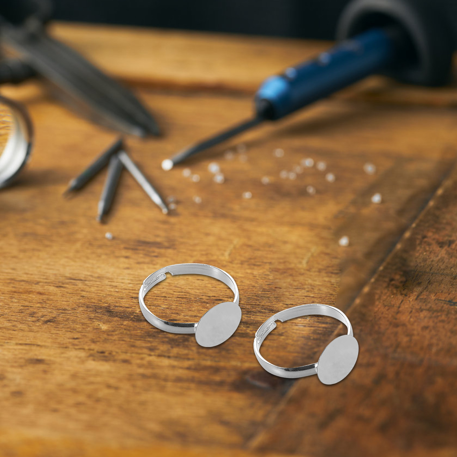 20Pcs Adjustable Blank Ring Fi - Resin Crafts review and price