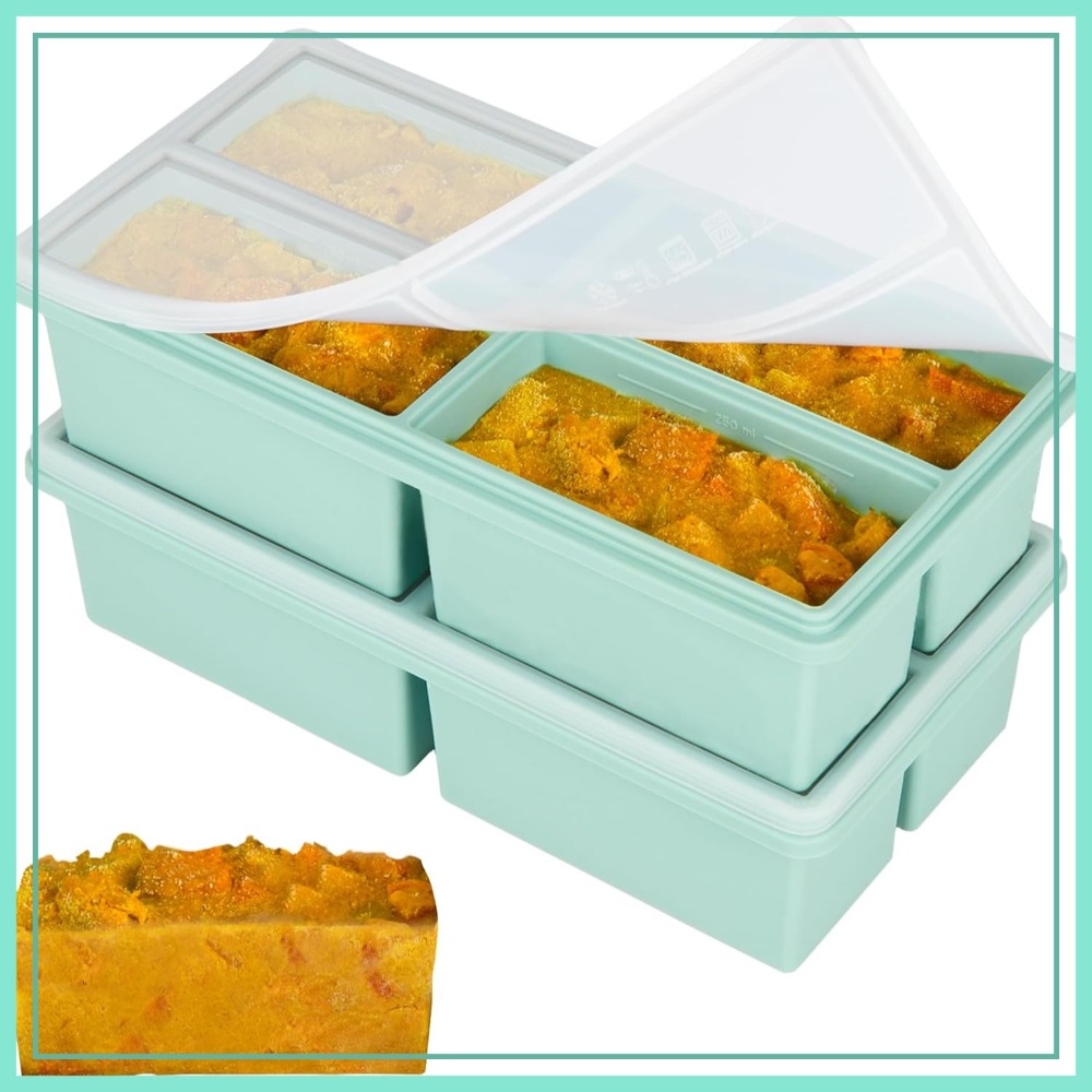 Silicone Freezer Trays with Li - Silicone Mold Tray review and price