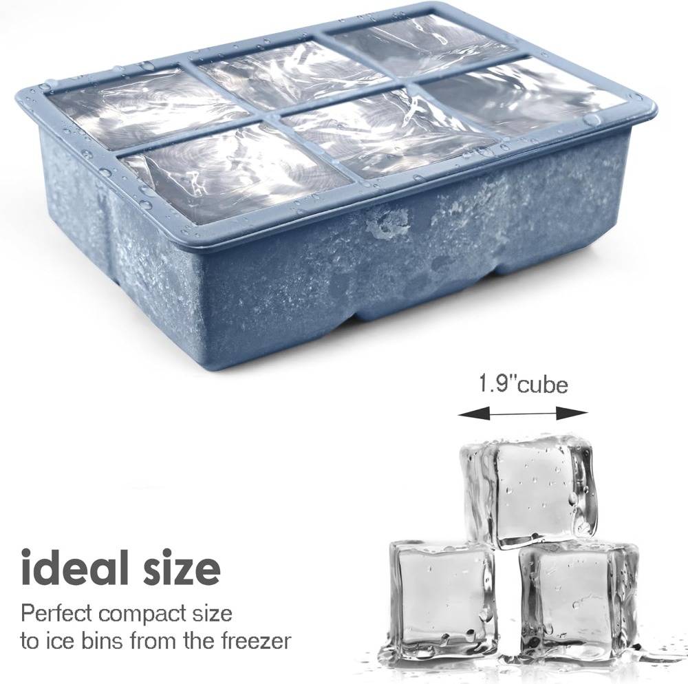 Large Silicone Ice Cube Trays  - Silicone Mold Tray review and price
